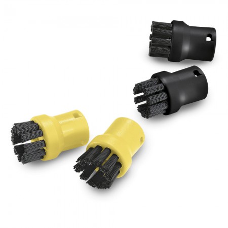 Karcher Steam Cleaner Nylon Round Brush Set - SC1 SC2 SC3 SC4 SC5 SG4/2 SG4/4 | 2.863-264.0